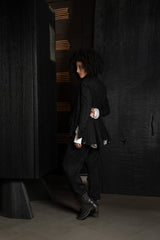FORME D'EXPRESSION-JACKET-DG060-BLACK STRIPE
