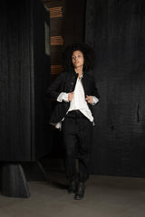 FORME D'EXPRESSION-JACKET-DG060-BLACK STRIPE