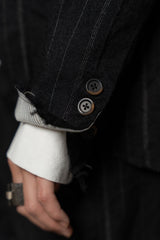 FORME D'EXPRESSION-JACKET-DG060-BLACK STRIPE
