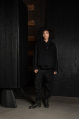 FORME D'EXPRESSION-COAT-DC049-AW26-BLACK