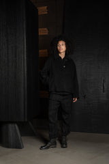 FORME D'EXPRESSION-COAT-DC049-AW26-BLACK