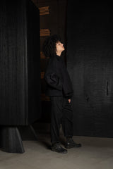 FORME D'EXPRESSION-COAT-DC049-AW26-BLACK