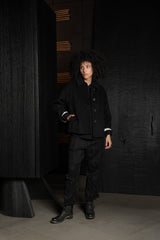 FORME D'EXPRESSION-COAT-DC049-AW26-BLACK