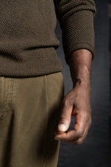 HANNES ROETHER-PULLOVER-PIQUE.130-MOOR