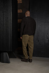 ISABEL BENENATO-PULLOVER-UK05F26-BROWN