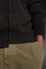 ISABEL BENENATO-PULLOVER-UK05F26-BROWN