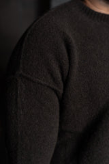 ISABEL BENENATO-PULLOVER-UK05F26-BROWN