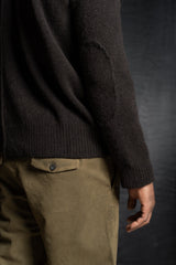 ISABEL BENENATO-PULLOVER-UK05F26-BROWN