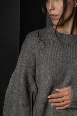 FORME D'EXPRESSION-PULLOVER-DM149-GREY