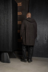 ISABEL BENENATO-COAT-UK07F26-BROWN