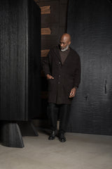 ISABEL BENENATO-COAT-UK07F26-BROWN