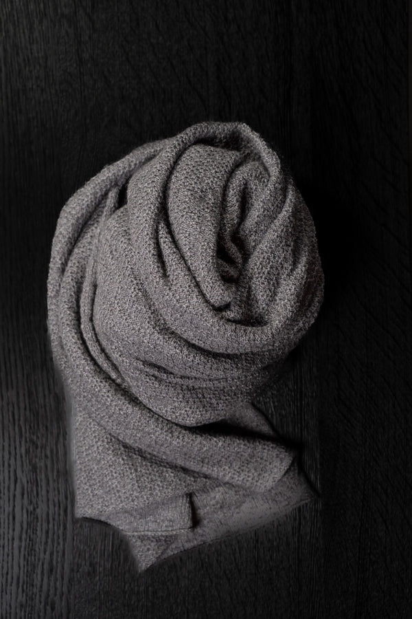 DANIEL ANDRESEN-SCARF-PIPACHA-CHARCOAL