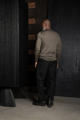 KIEFERMANN-PULLOVER-CHADD-SMOKE KHAKI