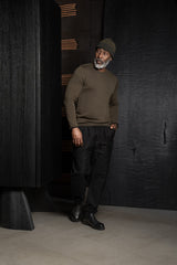 HANNES ROETHER-PULLOVER-BIGBOY.130-MOOR/BLACK