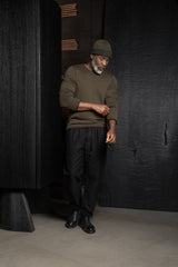 HANNES ROETHER-PULLOVER-BIGBOY.130-MOOR/BLACK