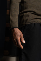 HANNES ROETHER-PULLOVER-BIGBOY.130-MOOR/BLACK