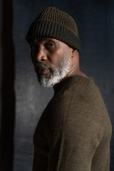 JAN JAN VAN ESSCHE-BEANIE #12-FOREST/ANTHRACITE