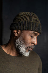 JAN JAN VAN ESSCHE-BEANIE #12-FOREST/ANTHRACITE