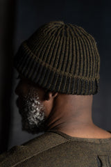 JAN JAN VAN ESSCHE-BEANIE #12-FOREST/ANTHRACITE