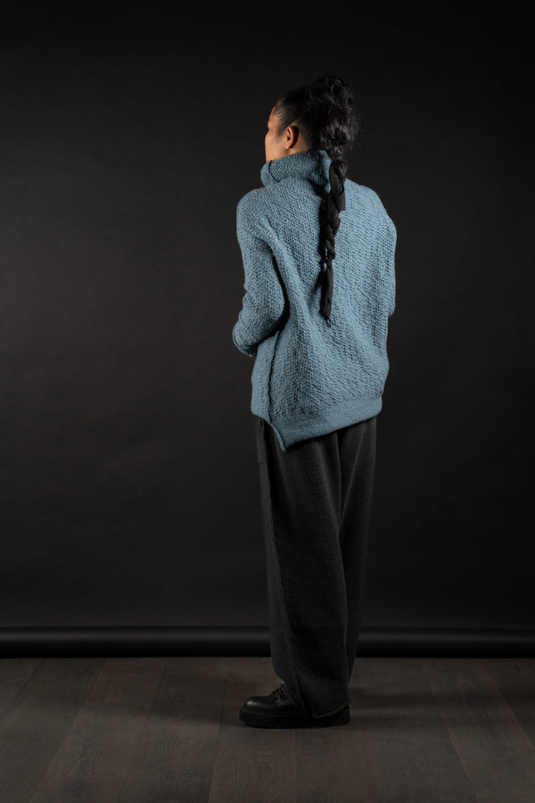 DANIEL ANDRESEN-PULLOVER-FENNEL-DARK TEAL