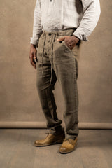 HANNES ROETHER-TROUSERS-BARBE.PLUS.602.930-FINCH