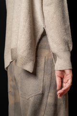 FORME D'EXPRESSION-PULLOVER-DM141-ALMOND