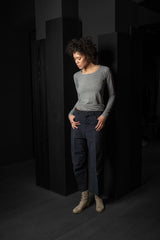 FORME D'EXPRESSION-PANTS-DP042-NAVY