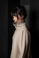 FORME D'EXPRESSION-PULLOVER-DM141-ALMOND