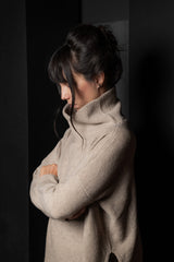 FORME D'EXPRESSION-PULLOVER-DM141-ALMOND