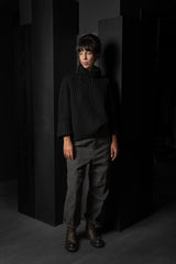FORME D'EXPRESSION-PULLOVER-DM246-BLACK
