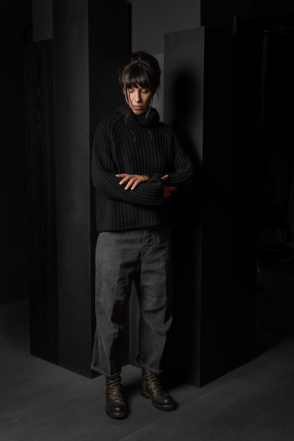 FORME D'EXPRESSION-PULLOVER-DM246-BLACK
