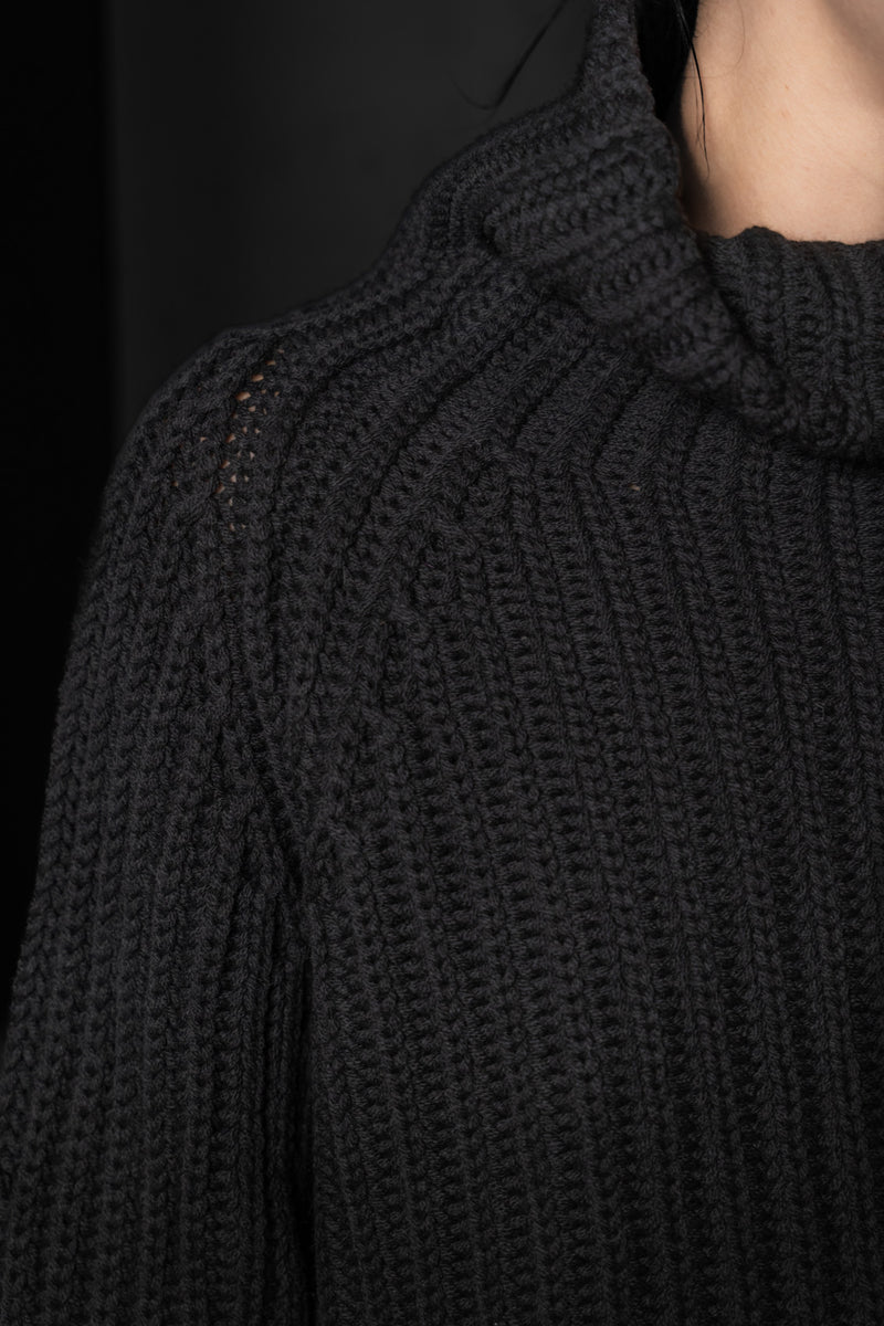 FORME D'EXPRESSION-PULLOVER-DM246-BLACK