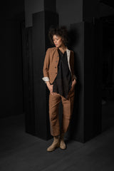 FORME D'EXPRESSION-PANTS-DP042-TOFFEE