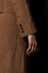 FORME D'EXPRESSION-JACKET-DG138-TOFFEE