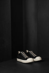 RICK OWENS-DENIM SHOES-DU01F-DBK911-BLACK/MILK/MILK