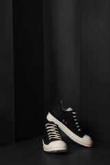 RICK OWENS-DENIM SHOES-DU01F-DBK911-BLACK/MILK/MILK