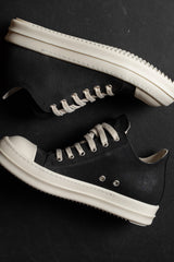 RICK OWENS-DENIM SHOES-DS01F-DBK911-BLACK/MILK/MILK