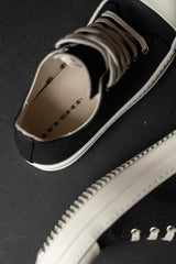 RICK OWENS-DENIM SHOES-DS01F-DBK911-BLACK/MILK/MILK