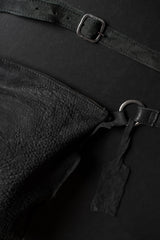 TAGLIOVIVO-BAG-SERPENT HEXAGON-LAMB-CULATTA REVERSE-BLACK