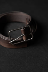 TAGLIOVIVO-BELT-RECT. BUCKLE M-CALF H.D-ROOT