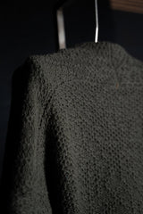 DANIEL ANDRESEN-LOOSE FIT CHUNKY CARDIGAN LONG-SORBUS-SALVIA
