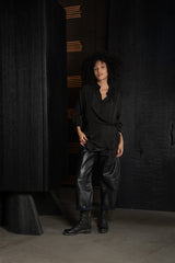 ISABEL BENENATO-SHIRT-DW913F26-BLACK