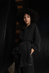 ISABEL BENENATO-SHIRT-DW913F26-BLACK