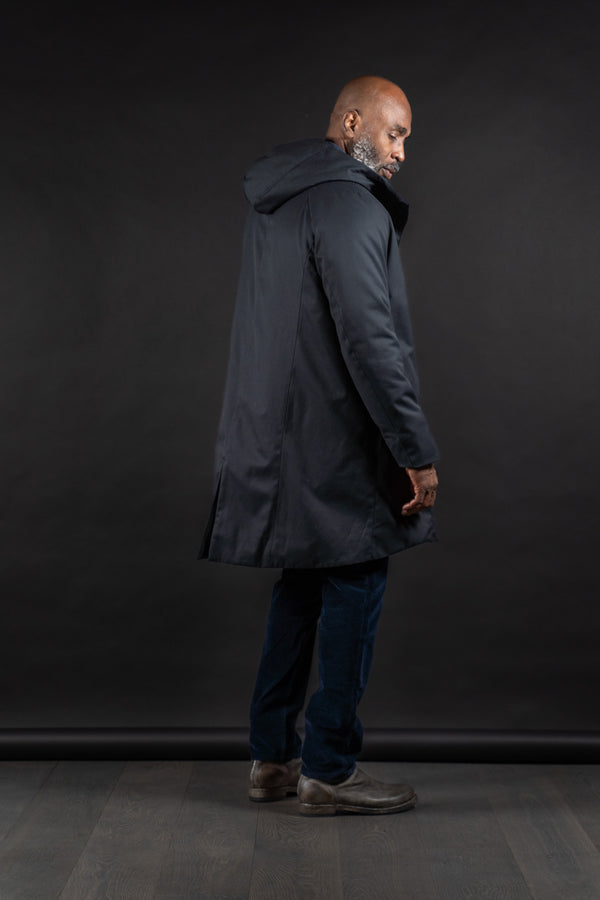 HANNIBAL COLLECTION-JACKET-PARKA RICK 109.-NAVY