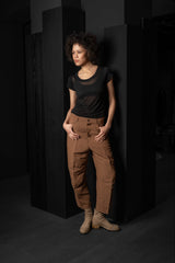FORME D'EXPRESSION-PANTS-DP042-TOFFEE
