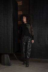 ISABEL BENENATO-PULLOVER-DK03PF26-BLACK
