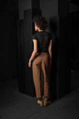 FORME D'EXPRESSION-PANTS-DP042-TOFFEE