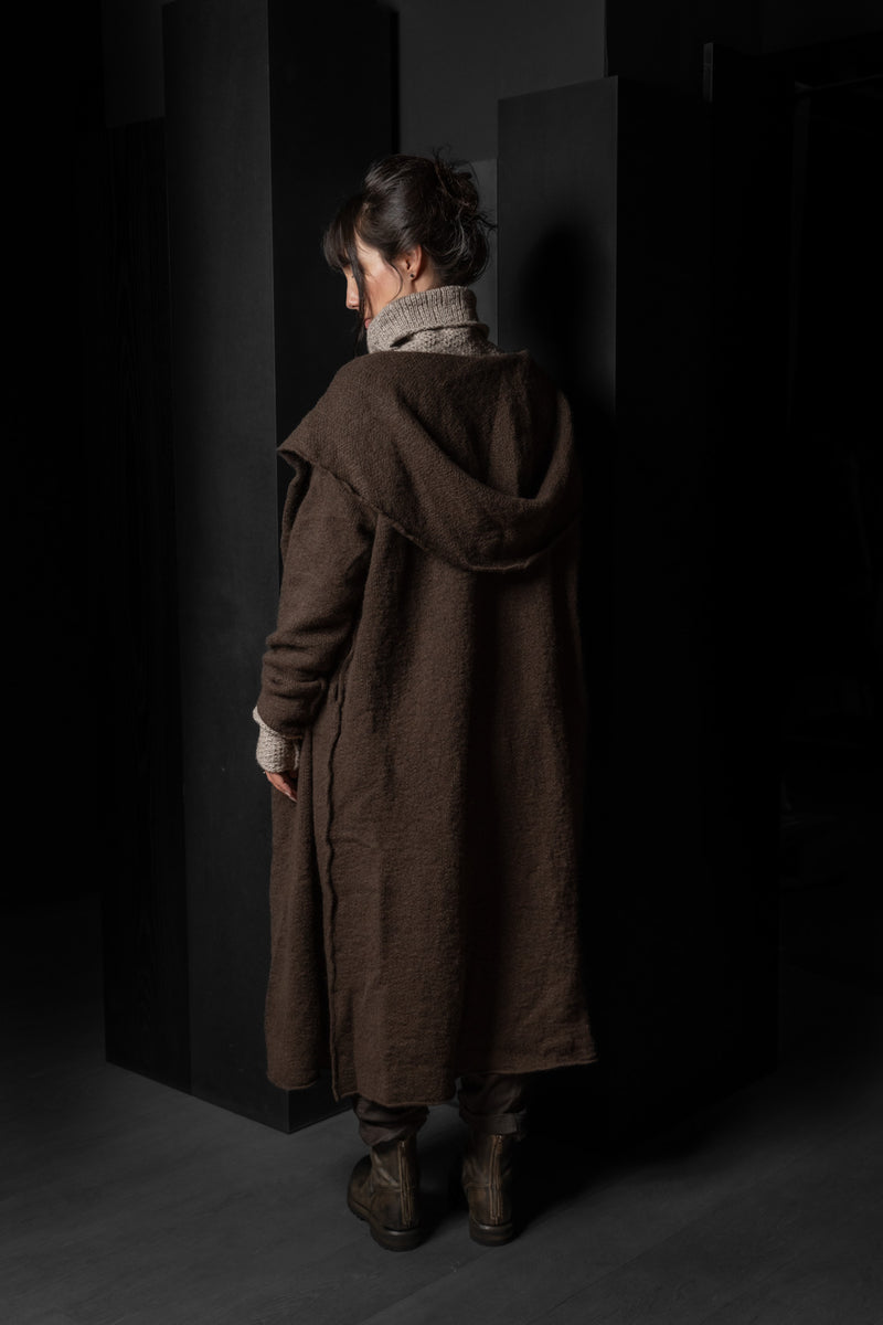 DANIEL ANDRESEN-CARDIGAN-TULIP-CHOCOLATE