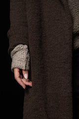 DANIEL ANDRESEN-CARDIGAN-TULIP-CHOCOLATE