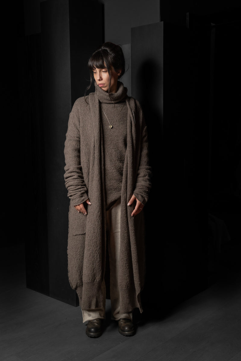 DANIEL ANDRESEN-CARDIGAN-VITEX/GREEN-DUST